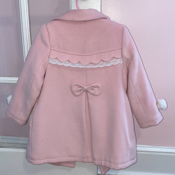 Size 4-5 Beau Kid European Pink Coat & Hat - Picture 5 of 5